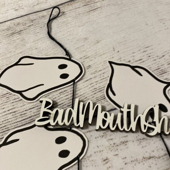 *The Dark Times Halloween Ghost Baby Boo Bunting made from Recycled Card - Picture 4 of 5